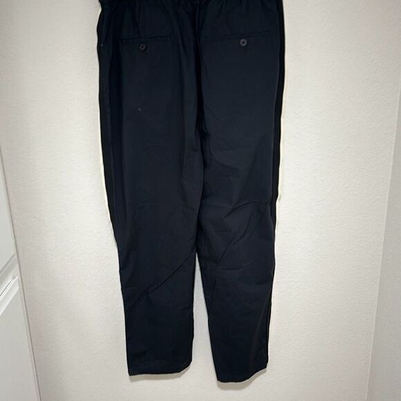 NWT All Saints‎ Mens Black Wide Tapered Fit Elastic Waist Pismo Trouser Size 34 - Picture 8 of 13